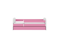 Calmetop pink bed, plain, no pattern, no drawer, no mattress, 160/80 cm, 12431BQAI