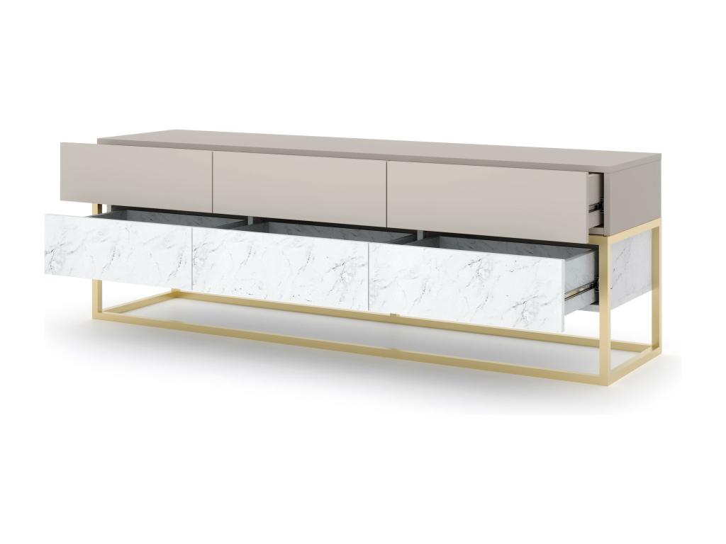 TV Stand X RTV154 6D 154x39x53 Beige 83747QWXA