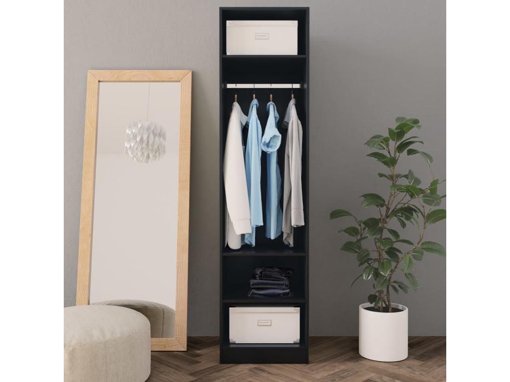 Black Wardrobe 50x50x200 17001LGQU
