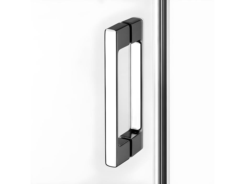 Calmetop 2-Panel Chrome Sliding Shower Door, Right-Hand Opening, 140cm Wide, 91356FZDR