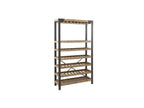 Wooden/Metal Bottle Rack - WINE 63117SDCI