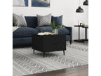 Coffee table, black, 50x50x40 cm, engineered wood, 93222VBXZ