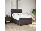Nidchicshop bed base with mattress, dark brown, 140x200 cm, 74918QLVN
