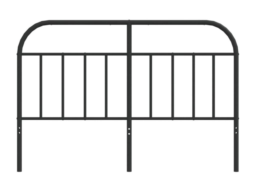 Black metal headboard 140cm 16173RKHF