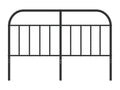 Black metal headboard 140cm 16173RKHF