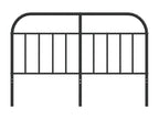 Black metal headboard 140cm 16173RKHF