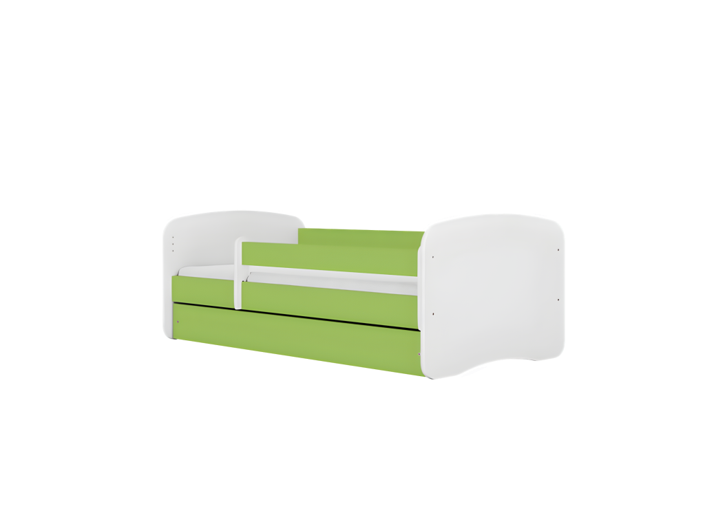 Calmetop green bed with drawer, mattress not included, 180/80 cm, 54657FDTP