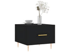Coffee table, black, 50x50x40 cm, engineered wood, 50762OXLE