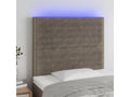 Calmetop LED Headboard 90x5x118/128 cm Fabric 86465BRJM