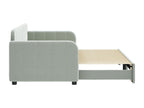 Daybed with pull-out bed, without mattress, light grey, 80x200 cm, 93470GABG