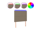 Calmetop LED Headboard 90x5x118/128 cm Fabric 86465BRJM