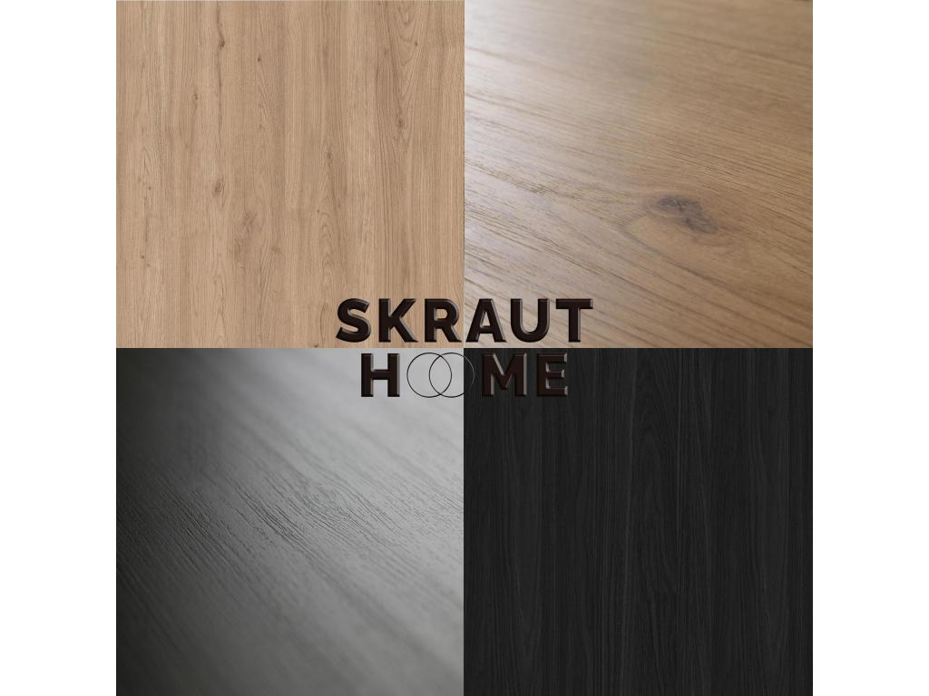 TV Unit Set 310x186x35cm For TVs up to 80" Complete Living Room Set Oak and Black 36645AYQB