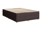 Nidchicshop bed base with mattress, dark brown, 140x200 cm, 74918QLVN