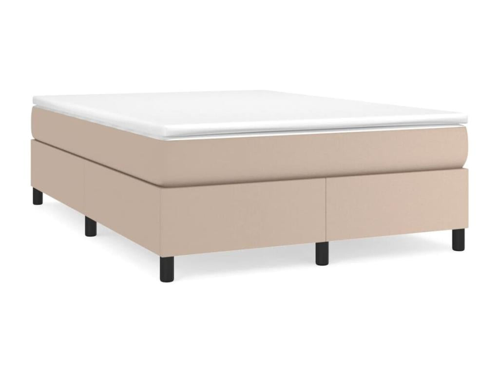 Upholstered divan bed with Cappuccino mattress 160x200 cm 70426MYYZ