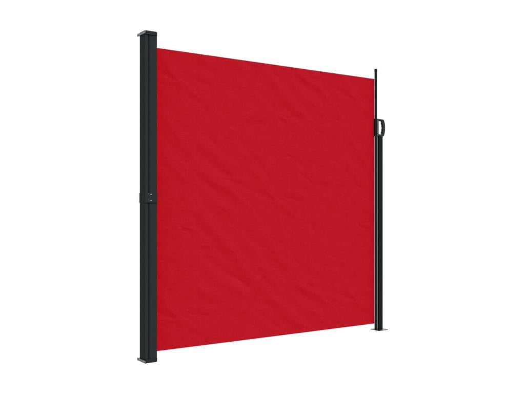 Red retractable side awning 200x500 cm 79282YMEY