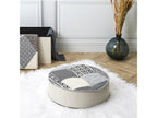 Calmetop Round Pouf Grey 77455GZSF