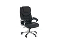 Office chair - Faux leather / Plastic - Black - Nidchicshop 53530LXKI