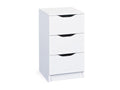 Nidchicshop 3-drawer chest, white. 96638PRXN