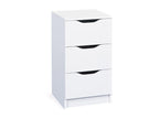 Nidchicshop 3-drawer chest, white. 96638PRXN