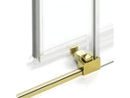 Gold 160cm sliding shower door with 4 panels Nidchicshop 42997TNAP