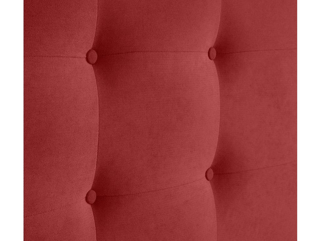 Calmetop Fabric Headboard 105x115cm with Legs for 105cm Beds - Red 23386SQHM