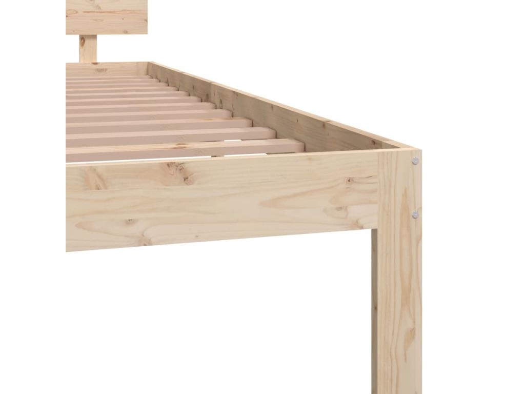 Bed Solid pine wood 120x200 2 20614WELD