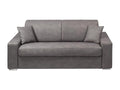 Calmetop 2-seater express convertible sofa in fabric - Grey - 120 cm sleeping area - 18 cm mattress 54268VJLJ