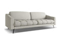 4-seater sofa in chenille fabric - beige - Calmetop 20868PJFK