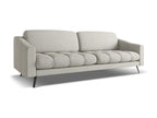 4-seater sofa in chenille fabric - beige - Calmetop 20868PJFK