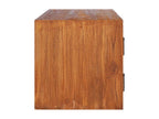 Wall-mounted TV unit 180x30x30 cm Solid teak wood 16648FYTB
