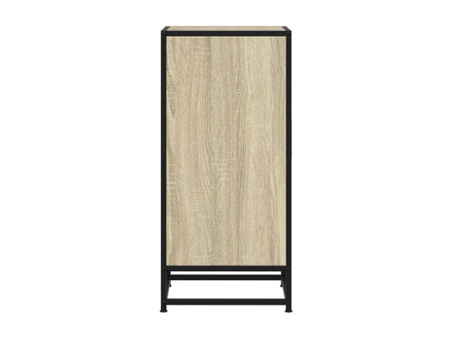 Calmetop oak sideboard, 35.5x35x76 cm, engineered wood and metal, 21557DQZO