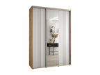 Calmetop 7 Sliding Door Wardrobe 235.2/180/60 3 Doors Calmetop/White/Silver 93319AKZJ