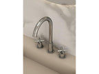 Chrome deck-mounted basin mixer tap - Nidchicshop 45998WCET