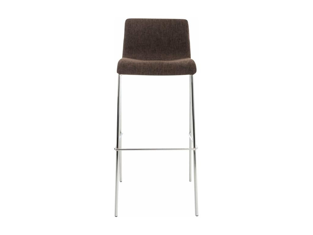 Set of 2 brown metal stools 43x48x100 cm 10 0004192 19218ENVT