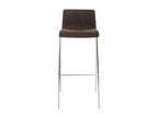 Set of 2 brown metal stools 43x48x100 cm 10 0004192 19218ENVT