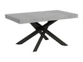 Extendable table 90x160/264 cm Nidchicshop Concrete Grey Anthracite frame 40910CMCW