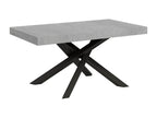 Extendable table 90x160/264 cm Nidchicshop Concrete Grey Anthracite frame 40910CMCW
