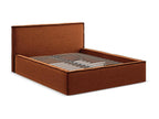 Velvet storage bed 180x200 - terracotta - Calmetop 74893YNDI