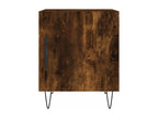Smoked oak bedside table 40x40x50 cm engineered wood 78987EYGO