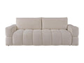 Nidchicshop 35293ZRPB 3-seater convertible sofa in beige bouclé fabric