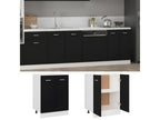 Black Floor Cabinet 60x46x81.5 cm Engineered Wood 86721TYBB