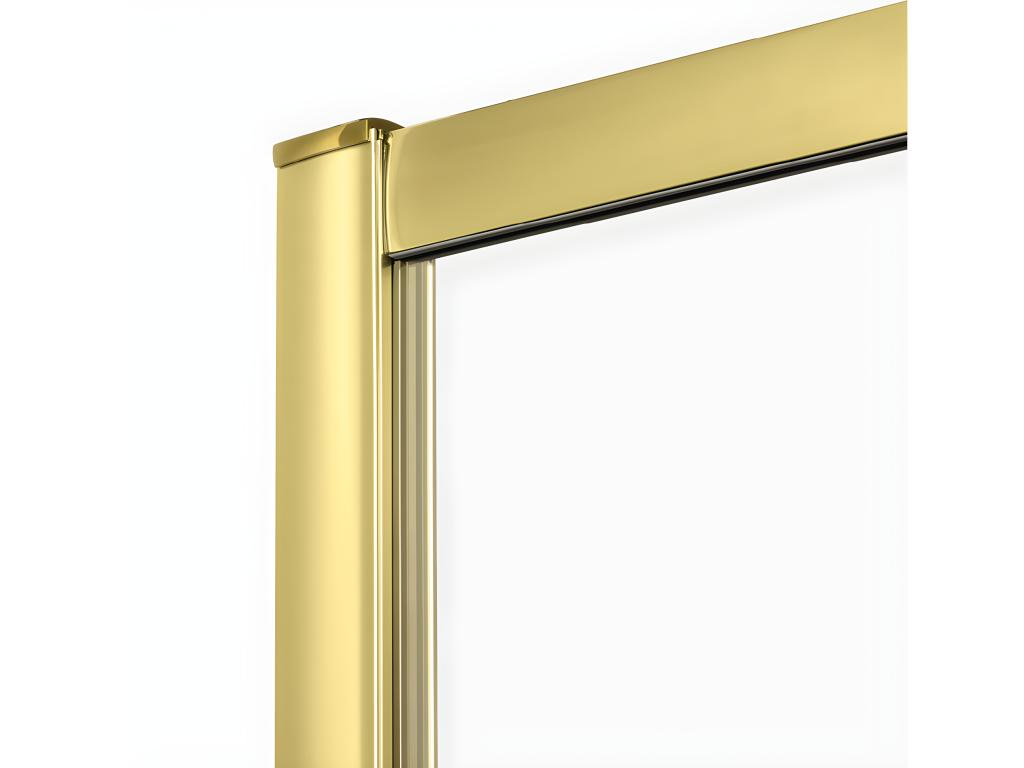 Gold 160cm sliding shower door with 4 panels Nidchicshop 42997TNAP