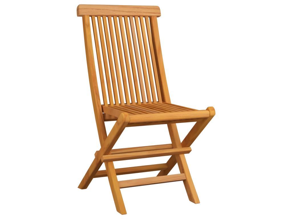 Garden chairs and light blue cushions, set of 6, teak wood, 58507ICSA