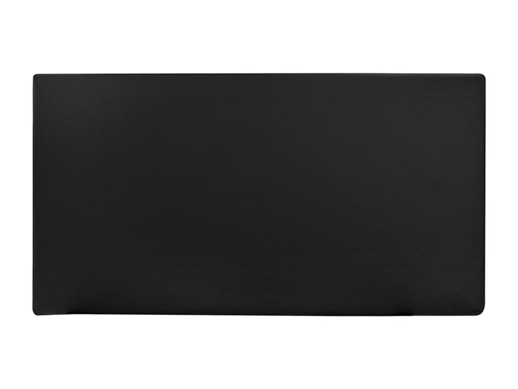 Black smooth faux leather headboard 180x80cm - Calmetop 32032DYCK