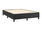 Calmetop bed base with black 140x200 faux leather mattress 81347PJXV