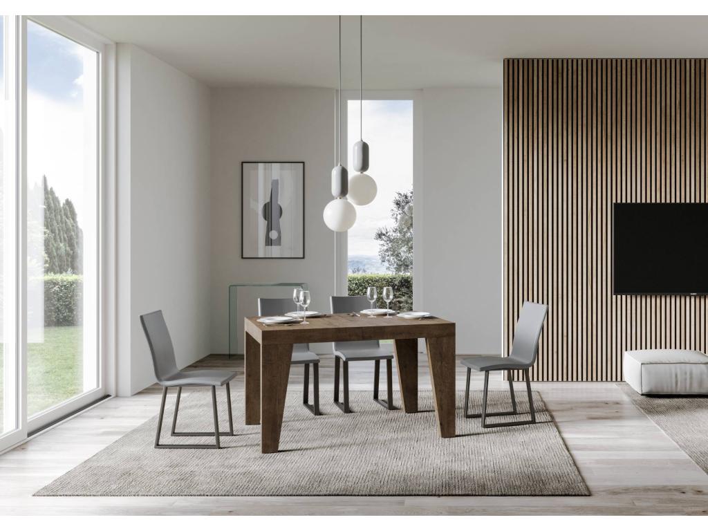 Extendable table 90x130/234 cm Naxy Walnut 06134XMSJ