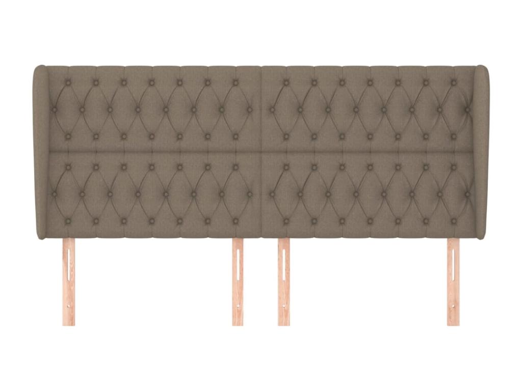 Calmetop Headboard with Wings 203x23x118/128 cm Fabric 06151COZW