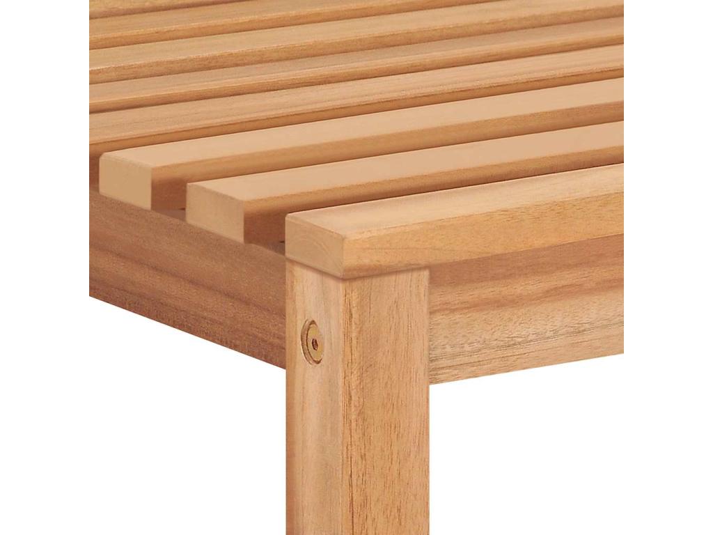 Set of 8 garden chairs with cushions, solid teak wood, 96760EOMB