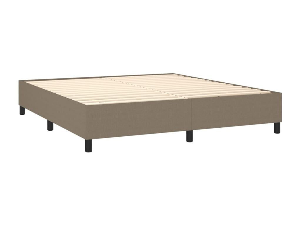Calmetop bed base, mattress, and LED lighting, 160x200cm, fabric, 76694YBUL