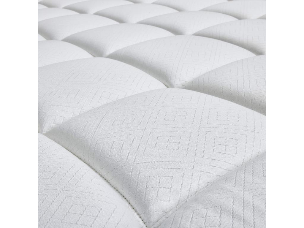 Calmetop quilted mattress with pocket springs, cashmere and silk, 70x190 cm, 29043CEWT